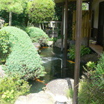 Nakagawa - お庭の鯉を見ながら食事ができます