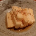 定食サトウ - 長芋のしょうゆ酢漬け