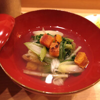 寿司処 しん - 甘鯛のお椀♬︎ カラスミ入り〜