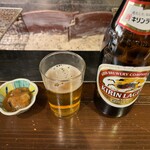 海鮮本陣　魚祭 - 瓶ビールとお通し