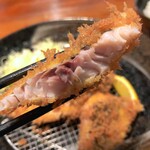 酒肴 新屋敷 - 安定したフワフワアジフライ