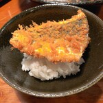 酒肴 新屋敷 - 〆はいつもアジフライ丼