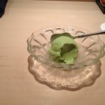 てんぷら 深町 - 抹茶のアイス