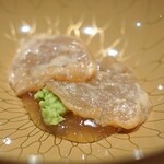 三谷 - 葉山のかわはぎの肝〆