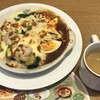 Ko kosu - 海老アボガド＆エッグミートのツインドリアランチ：￥８８９