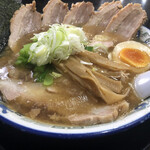 ラーメン中々 - 肉そば 950円　いや〜美味かった！　私好みのホロホロチャーシュー最高