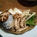 旅荘 かわぐち - この具を豆乳鍋に