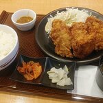 ガスト - から好し定食 （ももから揚げ6個、ご飯大盛り）