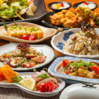 You can fully enjoy creative Japanese-style meal