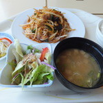 餃子王国 - 豚肉とキムチ炒め¥800