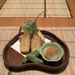 伊豆の旬 やんも - 穴子巻き玉子