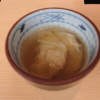 銀座しゃぶ通 マロニエゲート店 - 締めの水餃子スープ