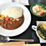 クロス ワン - 201201火　神奈川　クロスワンみなと赤十字病院　彩り野菜ハヤシライス730円