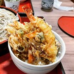 たつみ庵 - 海鮮かき揚げ丼