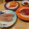 Sushi Edo - 手前から『ビントロ』『マグロ』『サーモン』