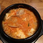 韓国食堂 - スンドゥブチゲ¥600