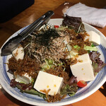 Toriiebisu - トーフとジャコのサラダ