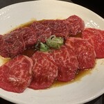 Aka Ushi Tare Yakiniku Marufuku - 健康和牛あか牛盛り合わせ