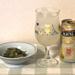 丸越 - ドリンク写真:パリパリザーサイで丸おろしゆずをゴクゴク！