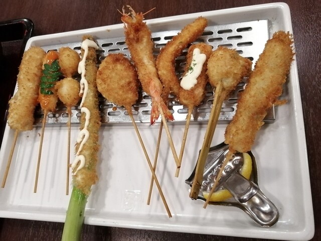 串かつ料理 活 阿倍野店 天王寺駅前 串揚げ 串かつ ネット予約可 食べログ