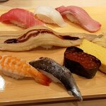 沼津魚がし鮨 - 満腹握り（アップ）（2020.10）