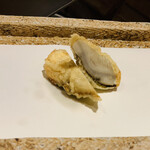 日本橋 蕎ノ字 - ■旬野菜
      ☆富士宮産の大浦ごぼう。
      ◎ 肉質はやわらかくて味が濃い。