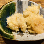 日本橋 蕎ノ字 - ■白子
      ☆北海道産の真鱈の白子。
      ◎クセもなく甘味がある白子。美味い。