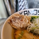 Tori Soba Kamoshi - 鶏皮から揚げです。