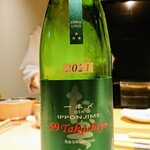 鮨 唐島 - 新潟県の高千代純米吟醸 IPPONJIME