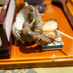 乳頭温泉郷 妙乃湯 - サザエをくりっとな