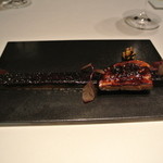 カンテサンス - ブーダンのタルトとフォアグラ