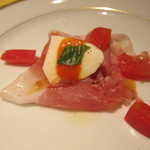 リストランテ ラ チャウ - サンダニエーレ・プロシュートと真鯛のカルパッチョ