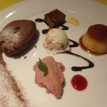 リストランテ ラ チャウ - デザート盛り合わせ