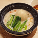 トンテキ食堂8 - まるごとかぶらのミルク煮 ラー具添え(400円)