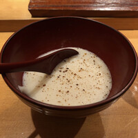 すし 喜邑 - 鱈の白子のすり流し