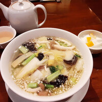 パンダ レストラン - 「野菜入り塩味つゆそば」（900円）