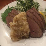 美味ぇ津゛ - レバーステーキ