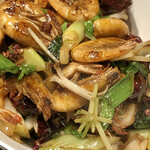 中国四川酒家 蔓山 - 芝海老の朝天辣椒炒め