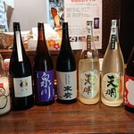 屋台や十八番 - 季節限定の日本酒(2020.12.4現在)