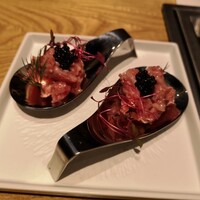 北新地 神威 - タルタルキャビア添え