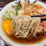 そばよし - 天玉そば（温）の麺
