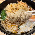 小諸そば - かき揚げ玉子付 450円