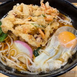 Komoro Soba - かき揚げ玉子付 450円