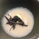 鮨 心白 - とろろそばがき　山形の自然薯摺り下ろしです