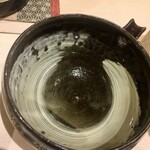 鮨 心白 - 片口も素晴らしい色と形　これもらって帰りたい（笑）