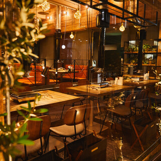 落ち着いた空間。おしゃれな店内。