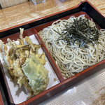 郷土料理　奈辺久 - 『わかさぎ天ざる（1230円）』