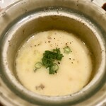 鮨 心白 - すっぽんの茶碗蒸し　石田さんはこういう温かいものも大変上手です　身体がホッとする味