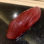 鮨 心白 - 赤身です　大間の200kgクラスがこの時期にいただけました