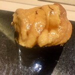 鮨 心白 - 白雲丹です　このレベルの白ウニが北海道以外で食べられるなんてちょっと感慨深いものがあります